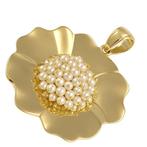 Hanger - 18 karaat Geel goud - Parel