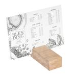 BLOC Cardd - Menukaarthouder Eikenhout 50x120x35 mm, Verzenden