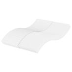 vidaXL Schuimmatras hardheid H2 H3 140x200 cm wit, Huis en Inrichting, Verzenden, Nieuw