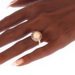 Zonder minimumprijs - Ring - 18 karaat Geel goud - Diamant -