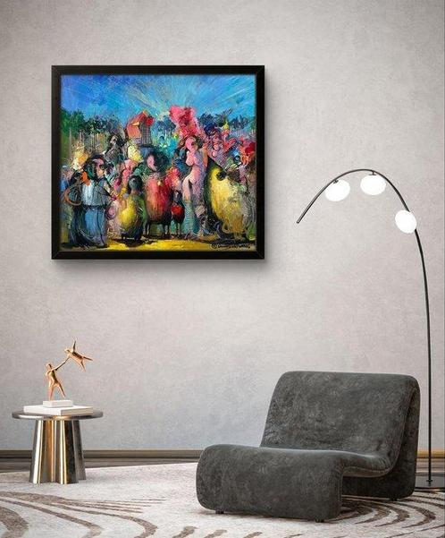 Andrzej Gudaski - A different world XL, Antiek en Kunst, Kunst | Schilderijen | Modern