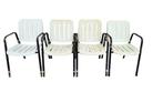 Metamobil - Stoel (4) - BAR - IJzer, Plastic - Set van vier