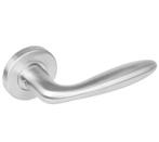 Intersteel deurkruk Jupiter op rond rozet RVS, Doe-het-zelf en Bouw, Hang- en Sluitwerk, Ophalen of Verzenden, Nieuw