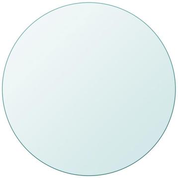 vidaXL Tafelblad van gehard glas 800 mm rond, Verzenden