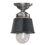 Plafondlampen Plafondlamp Kostas antraciet aluminium E27 bin, Huis en Inrichting, Lampen | Plafondlampen, Nieuw, Verzenden