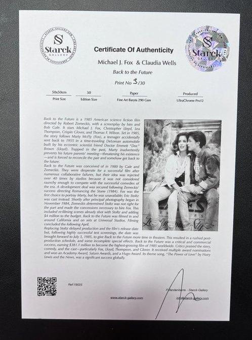 Retour vers le futur, - Michael J. Fox & Claudia Wells -, Verzamelen, Film en Tv