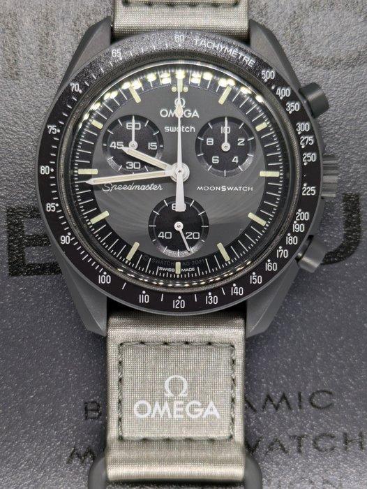 Swatch - MoonSwatch - Mission to Mercury - Zonder, Handtassen en Accessoires, Horloges | Heren