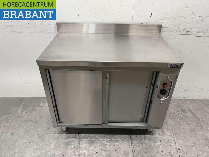RVS Warmhoudkast Bordenwarmhoudkast 2 schuifdeuren 100 cm, Zakelijke goederen, Horeca | Keukenapparatuur, Ophalen of Verzenden