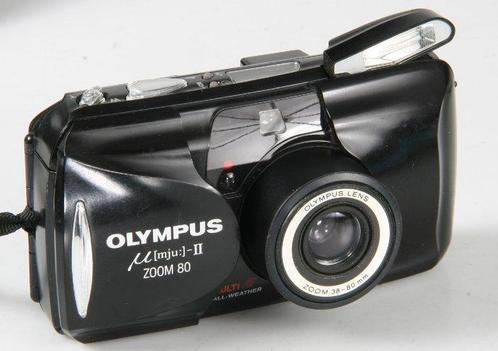 Olympus [mju:]-II ZOOM 80 - Appareil photo argentique, Audio, Tv en Foto, Fotocamera's Analoog