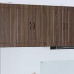 vidaXL Keuken Kast met plank Bruin Eiken 80 x 31 x 80 cm, Huis en Inrichting, Verzenden, Nieuw