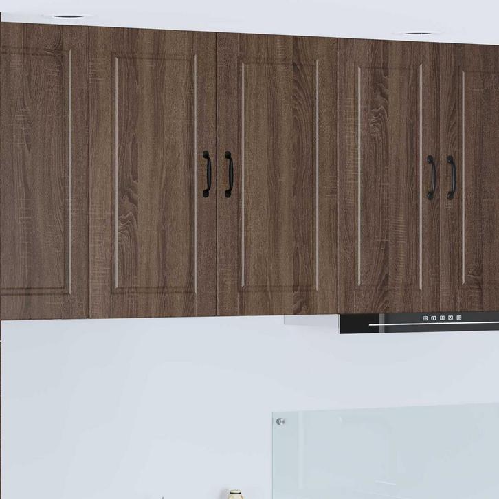 vidaXL Keuken Kast met plank Bruin Eiken 80 x 31 x 80 cm, Huis en Inrichting, Kasten | Overige, Nieuw, Verzenden