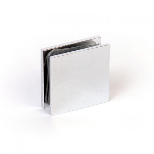 Glasklem Granada 90° rechte hoek glas/wand (50x50mm) - Chroo, Doe-het-zelf en Bouw, Hang- en Sluitwerk, Nieuw, Verzenden