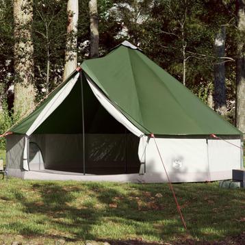 vidaXL Tente familiale tipi 12 personnes vert beschikbaar voor biedingen