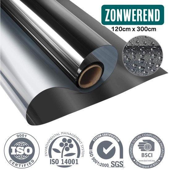 2dekans | Homewell Zonwerende HR Raamfolie 120x300cm -, Huis en Inrichting, Woonaccessoires | Overige, Ophalen of Verzenden