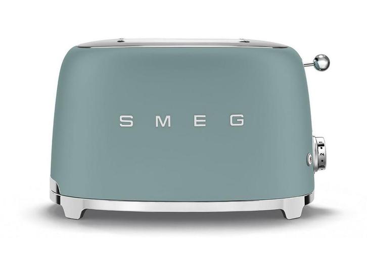 SMEG TSF01EGMEU - Broodrooster - 950W - Mat Emerald Green, Electroménager, Grille-pain, Envoi