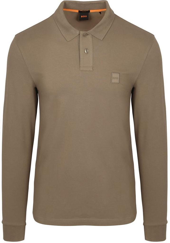 BOSS Passerby Polo Taupe maat Maat 52/54 (L) Heren, Kleding | Heren, Polo's, Bruin, Nieuw, Maat 52/54 (L), Verzenden
