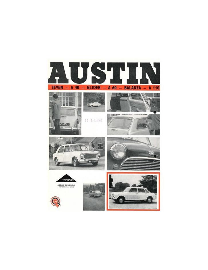 1964 AUSTIN PROGRAMMA BROCHURE NEDERLANDS, Boeken, Auto's | Folders en Tijdschriften