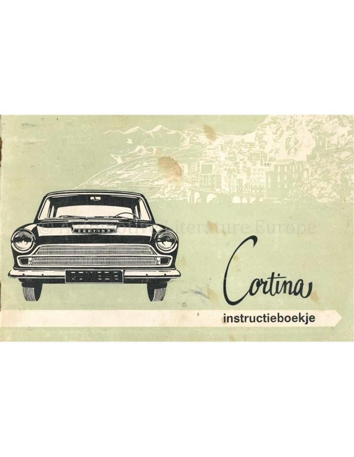 1965 FORD CORTINA INSTRUCTIEBOEKJE NEDERLANDS, Autos : Divers, Modes d'emploi & Notices d'utilisation