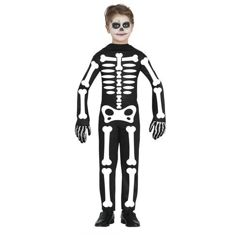 Skelet Halloween Kostuum Kind Wit Zwart, Hobby & Loisirs créatifs, Articles de fête, Envoi
