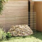 vidaXL Composter Grijs Staal, Tuin en Terras, Verzenden, Nieuw