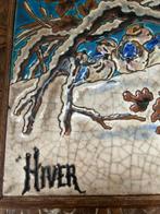 Longwy - Schotel - winter - Keramiek, Hout, emaille -, Antiek en Kunst