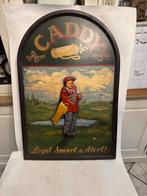 Onbekende kunstenaar - Golfer / Caddy, Antiek en Kunst