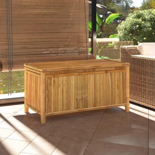 vidaXL Tuinbox 110x52x55 cm bamboe, Tuin en Terras, Bergingen en Tuinkasten, Nieuw, Verzenden