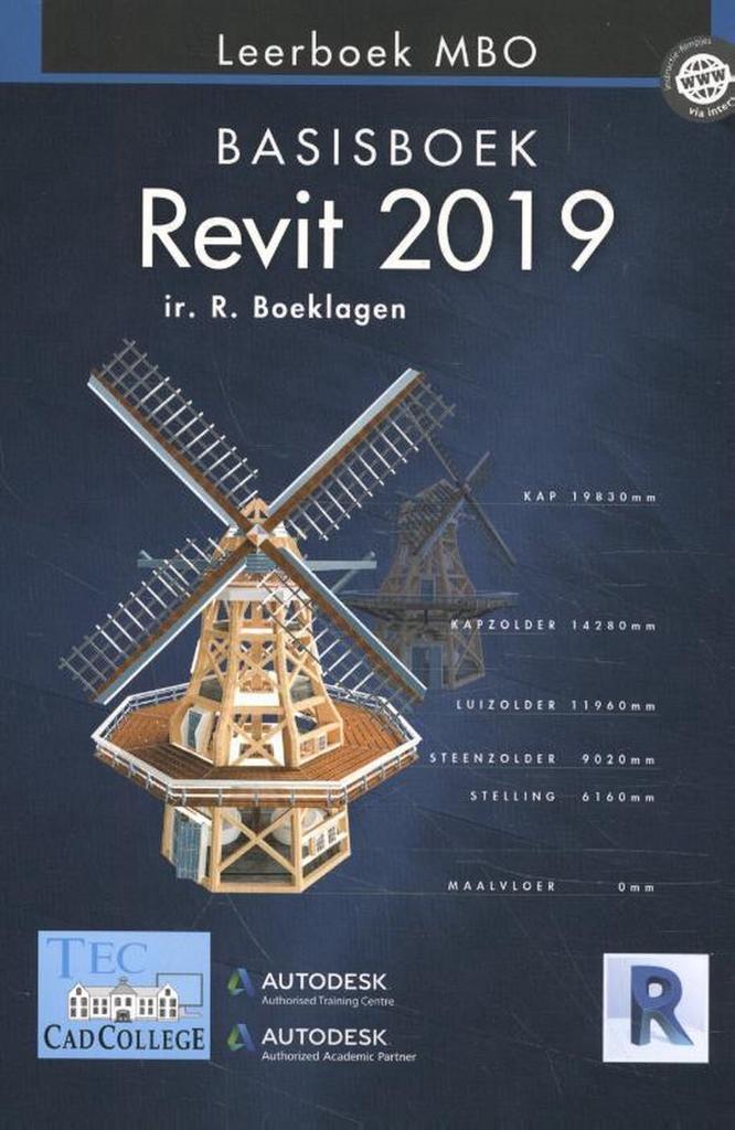 Revit 2019 Leerboek mbo 9789492250247 Ronald Boeklagen, Boeken, Schoolboeken, Zo goed als nieuw, Verzenden
