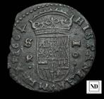 Koninkrijk Spanje. Felipe IV (1621-1665). 16 Maravedís 1664