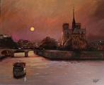 Tatyana Rusakova - “Norte Dame al atardecer” (Paris).  No, Antiek en Kunst, Kunst | Schilderijen | Modern