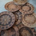 Onderbord (8) - Rattan, Bamboe - Onderborden-Wandbord.