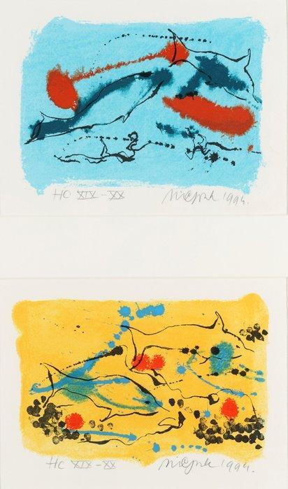 Nic Jonk (1928-1994) - Dolphins, Antiek en Kunst, Antiek | Overige Antiek
