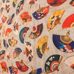 Oosterse Stof - Traditionele Japanse Ventilatoren - Textiel, Antiek en Kunst