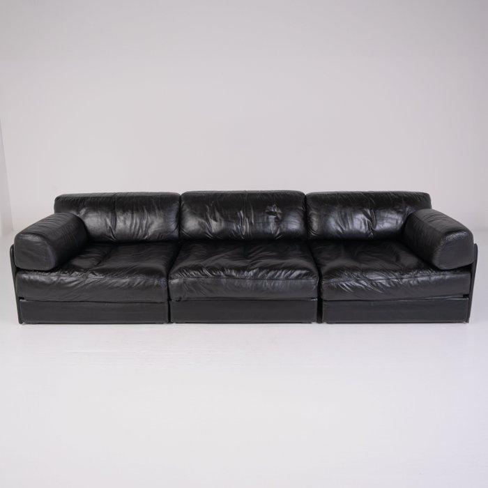 de Sede - De Sede Design Team - Sofa (3) - DS-76 - Leder,, Antiek en Kunst, Curiosa en Brocante
