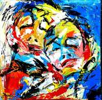 Srijemac Jovan - Sleeping lovers, Antiquités & Art, Art | Peinture | Moderne