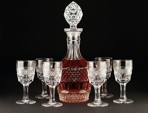 Bohemia - Karaf - Glas, Antiek en Kunst, Antiek | Meubels | Tafels