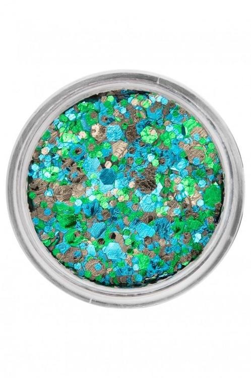 PXP Pressed Chunky Glitter Creme Costa Verde 10ml, Hobby en Vrije tijd, Feestartikelen, Nieuw, Verzenden