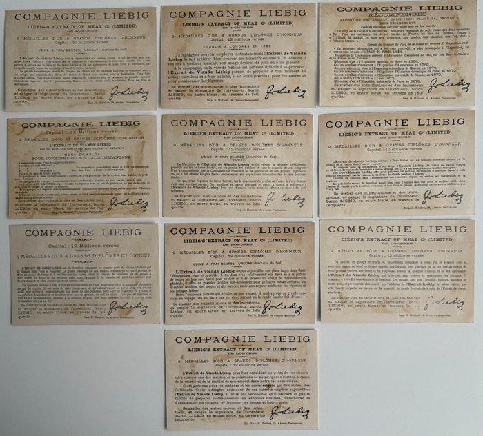 Complete Liebig serie S 96 (10 Chromos) - Scenes in oude, Collections, Cartes postales | Étranger