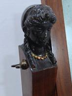 Tafelspiegel - Mahonie - Psyché Empire, Antiek en Kunst