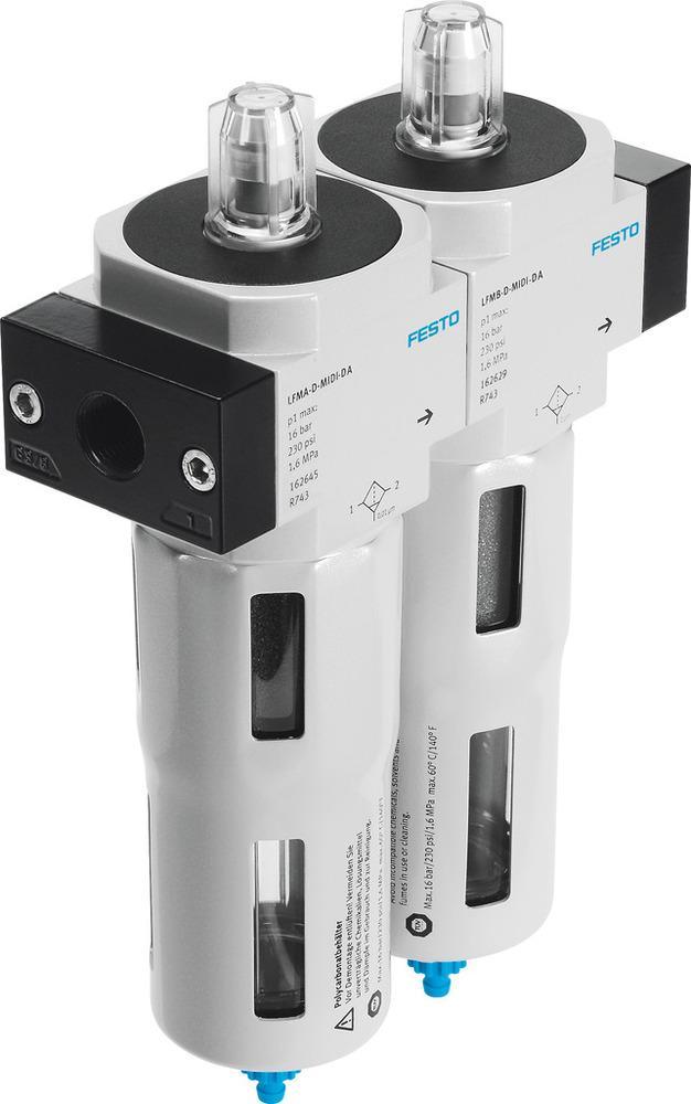 Festo Fijnfiltercombinatie 1.5-12bar 0.01µm Midi - 532877, Doe-het-zelf en Bouw, Overige Doe-Het-Zelf en Bouw, Verzenden