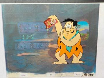 The Flintstones - 1 Originele animatiecel van Frederick beschikbaar voor biedingen