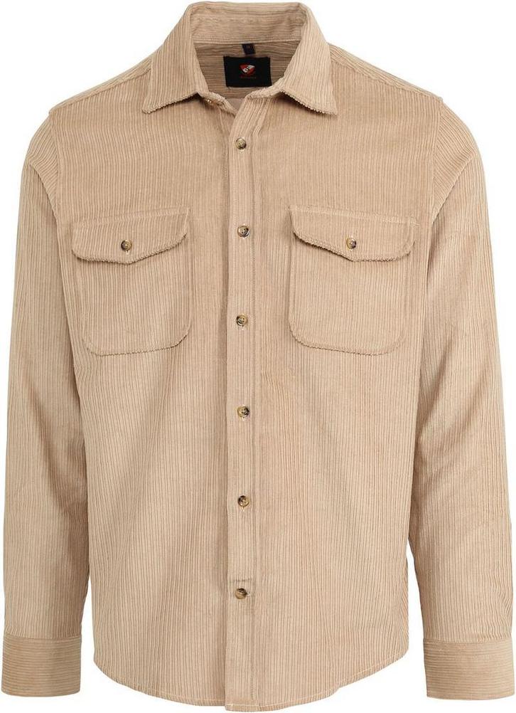 Suitable Overshirt Corduroy Kaki maat Maat 52/54 (L) Heren, Kleding | Heren, Truien en Vesten, Beige, Nieuw, Maat 52/54 (L), Verzenden
