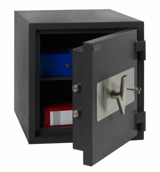 Salvus Ravenna 3 Inbraak- en brandwerende kluis, Doe-het-zelf en Bouw, Hang- en Sluitwerk, Klink of Kruk, Nieuw, Overige materialen