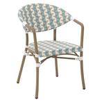 Stoel | AURORA | Aluminium Rotan/Aluminium | Mint |, Verzenden, Nieuw in verpakking