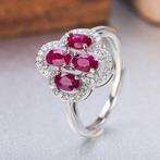 Zonder minimumprijs - Ring - 18 karaat Witgoud, Zilver -