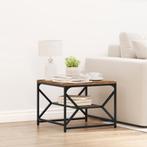 vidaXL Salontafel met Onderlegger - Rustieke Houten Look,, Huis en Inrichting, Verzenden, Nieuw