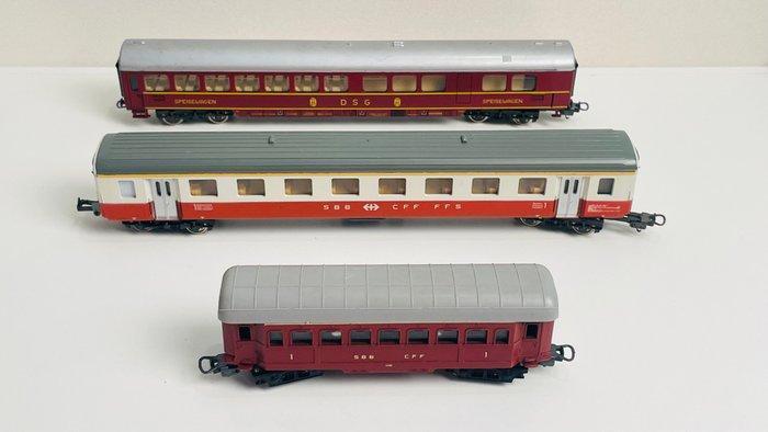 Lima H0 - Model treinwagon (60) - Passagierrijtuigen,, Hobby & Loisirs créatifs, Trains miniatures | HO