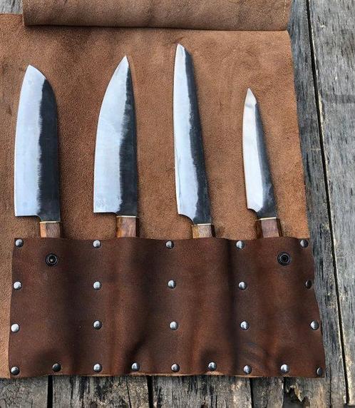 Couteau de cuisine - Ensemble de couteaux de cuisine faits, Antiek en Kunst, Antiek | Keukengerei