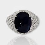 Zonder Minimumprijs - Ring - 14 karaat Witgoud, 12,84 ct, Nieuw