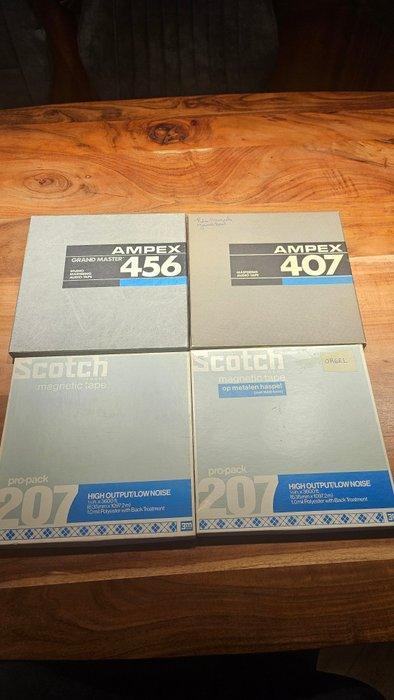 Ampex,Scotch - 26cm metal reels with tape Reel-to-reel audio, TV, Hi-fi & Vidéo, Radios